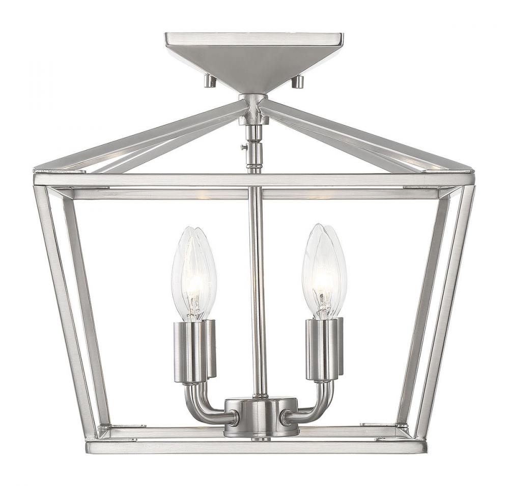 Townsend 4-Light Ceiling Light in Satin Nickel