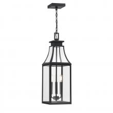 Savoy House 5-608-BK - Emery 3-Light Outdoor Hanging Lantern in Matte Black