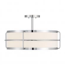 Savoy House 6-4193-4-11 - Chauncey 4-Light Ceiling Light in Chrome