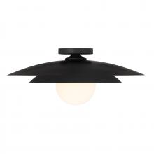 Savoy House 6-5564-1-89 - Sherrer 1-Light Ceiling Light in Matte Black