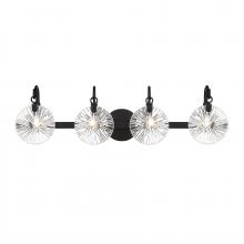 Savoy House 8-3981-4-BK - Addison 4-Light Bathroom Vanity Light in Matte Black