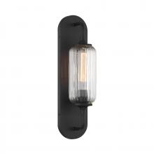 Savoy House 9-3024-1-BK - Holton 1-Light Wall Sconce in Matte Black