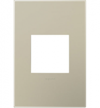 Legrand AWP1G2TM6 - adorne® Titanium One-Gang Screwless Wall Plate with Microban®