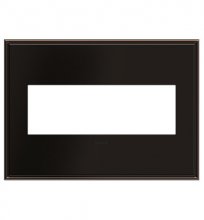 Legrand AWC3GOB4 - adorne® Oil-Rubbed Bronze Three-Gang Screwless Wall Plate