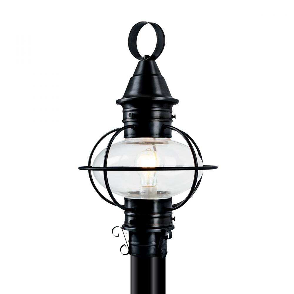 American Onion Outdoor Post Light - Black