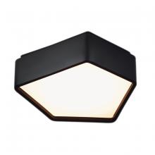 Norwell 5395-MB-SO - Fenway Flush Mount Light - Matte Black