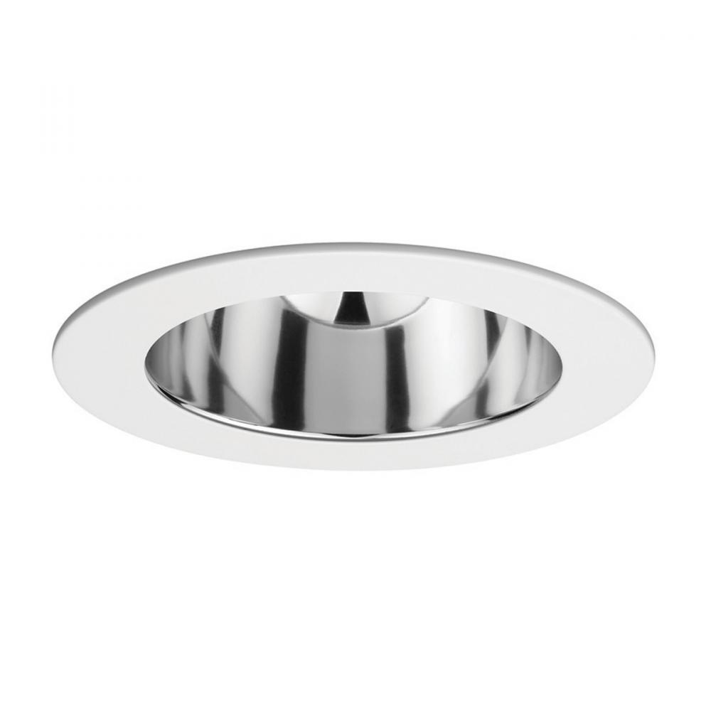 One Light White Recessed Lighting Trim