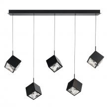 WAC US PD-29305L-BK - Ice Cube Chandelier Light