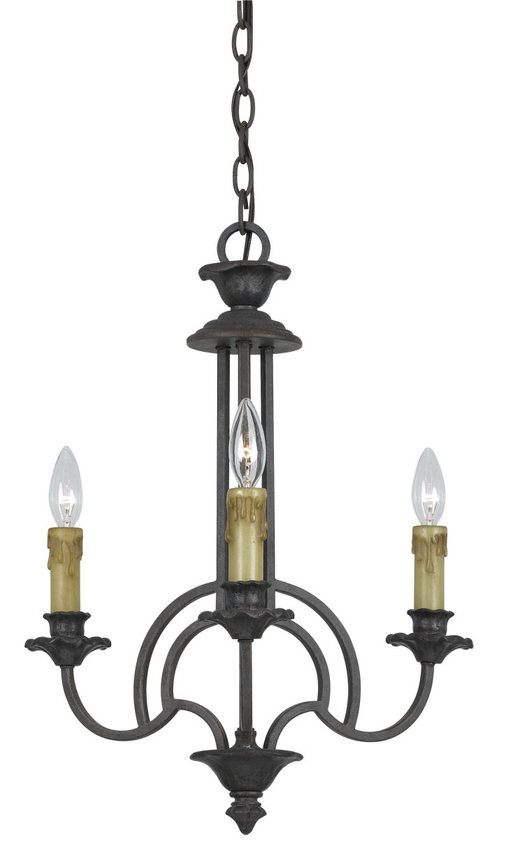 60Wx3 Elberton 3 Light Chandelier