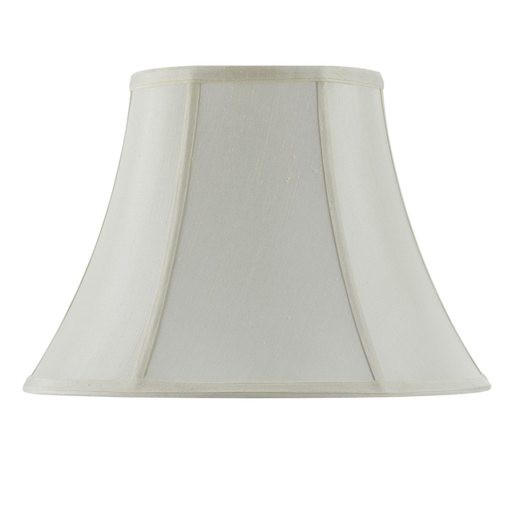 10.5" Tall Eggshell Fabric Shade