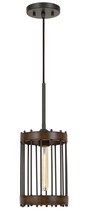 CAL Lighting FX-3700-1 - Cantania 60W Metal Pendant Fixture (Edison Bulbs Not included)