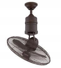 Craftmade BW321AG3 - 18" Bellows III Indoor/Outdoor (Damp) in Aged Bronze Textured w/ Aged Bronze Blades