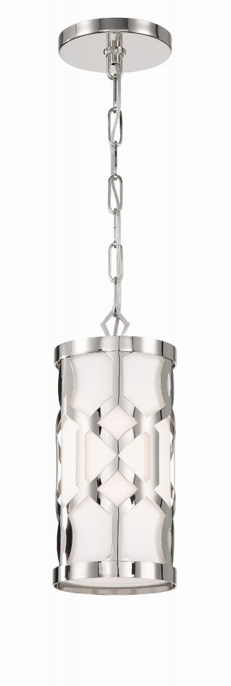 Libby Langdon Jennings 1 Light Polished Nickel Mini Pendant