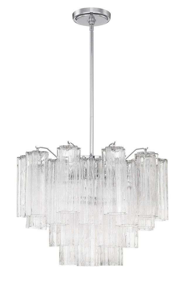 Addis 6 Light Polished Chrome Chandelier