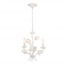 Crystorama 4813-WW - Southport 3 Light Wet White Mini Chandelier