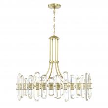 Crystorama BOL-8889-AG - Bolton 12 Light Aged Brass Chandelier