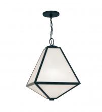 Crystorama GLA-9705-OP-BC - Brian Patrick Flynn Glacier 3 Light Black Charcoal Outdoor Pendant