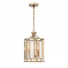 Crystorama HIL-997-VG - Libby Langdon for Crystorama Hillcrest 3 Light Vibrant Gold Mini Chandelier