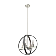 DVI DVP28848SN/GR-CL - Mont Royal 4 Light Pendant