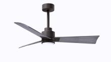 Matthews Fan Company AKLK-TB-BW-42 - Alessandra 3-blade transitional ceiling fan in textured bronze finish with barnwood blades. Optimi