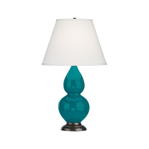 Peacock Small Double Gourd Accent Lamp