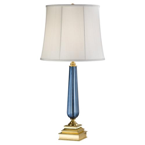 One Light Blue Table Lamp