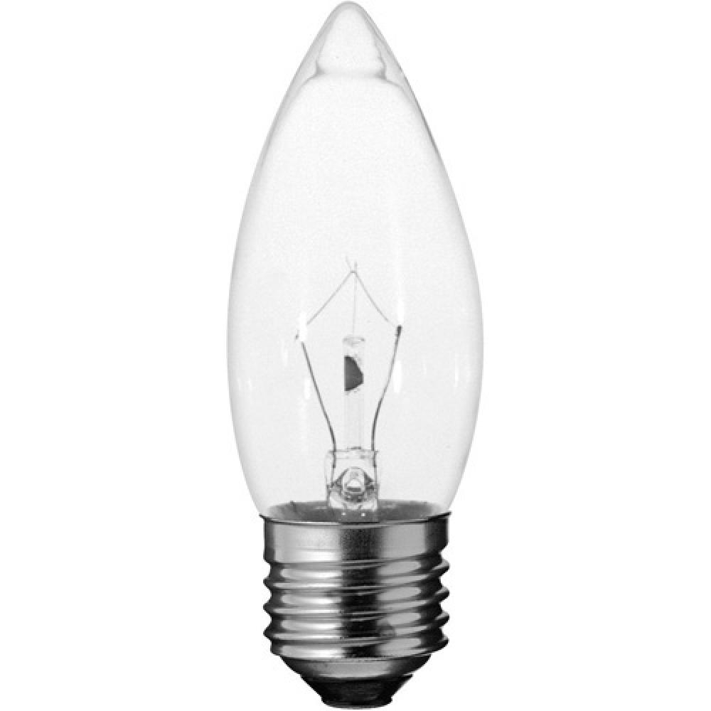 25 Watt B11 Incandescent; Clear; 2500 Average rated hours; 212 Lumens; Medium base; 120 Volt