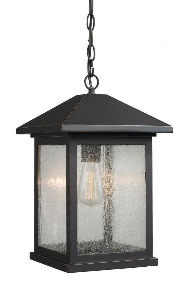 1 Light Outdoor Chain Mount Ceiling Fixture