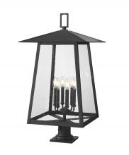 Z-Lite 5015PHXXLR-533PM-BK - 6 Light Outdoor Pier Mounted Fixture