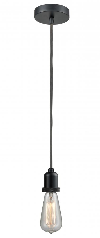 Whitney - 1 Light - 2 inch - Matte Black - Cord hung - Mini Pendant