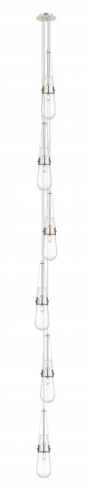 Milan - 6 Light - 6 inch - Polished Nickel - Multi Pendant