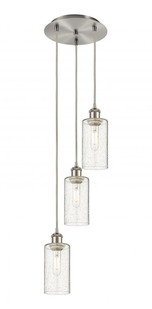 Crown Point - 3 Light - 13 inch - Brushed Satin Nickel - Multi Pendant