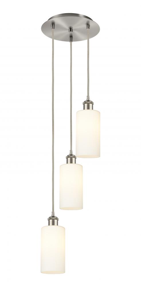 Crown Point - 3 Light - 13 inch - Brushed Satin Nickel - Multi Pendant