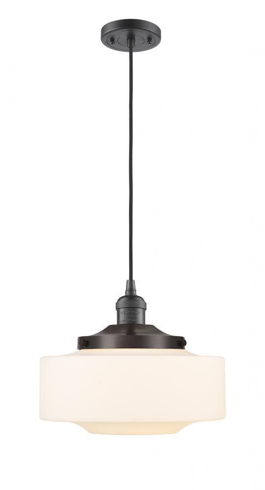 Bridgeton - 1 Light - 12 inch - Oil Rubbed Bronze - Cord hung - Mini Pendant