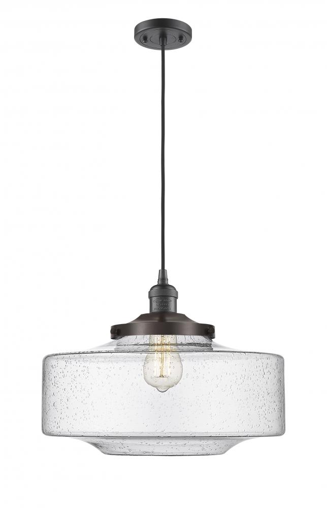 Bridgeton - 1 Light - 16 inch - Oil Rubbed Bronze - Cord hung - Mini Pendant