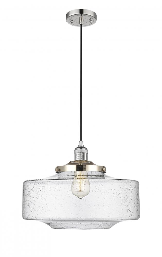 Bridgeton - 1 Light - 16 inch - Polished Nickel - Cord hung - Mini Pendant