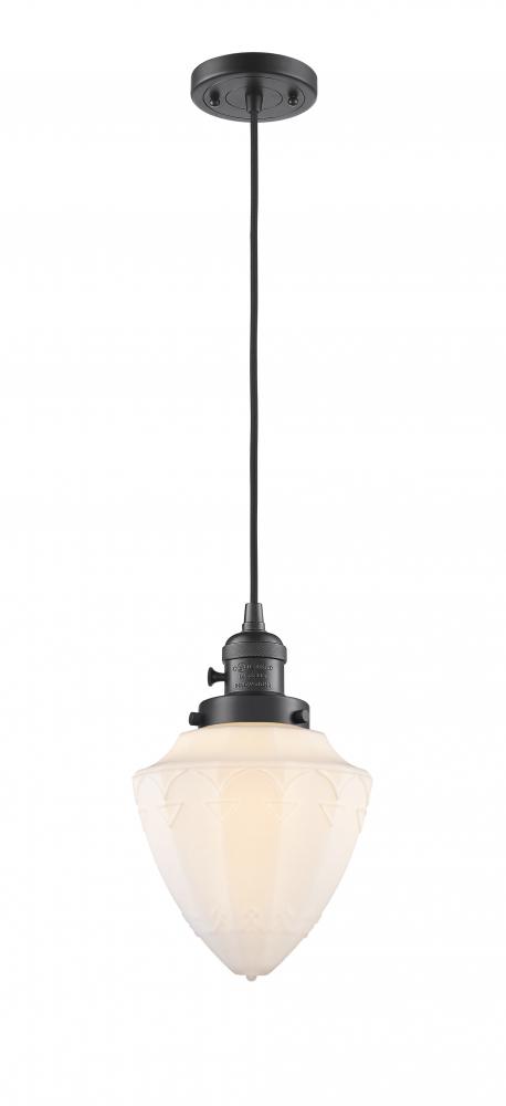 Bullet - 1 Light - 7 inch - Oil Rubbed Bronze - Cord hung - Mini Pendant