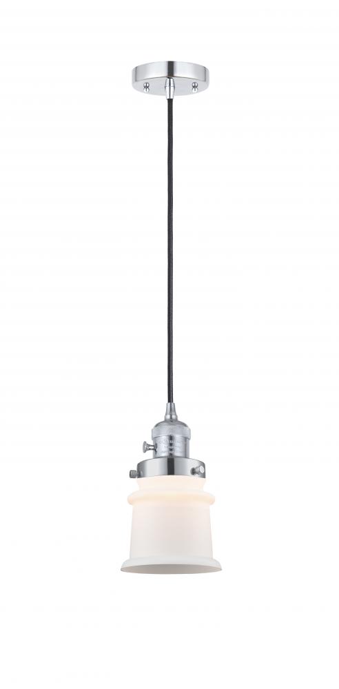 Canton - 1 Light - 5 inch - Polished Chrome - Cord hung - Mini Pendant