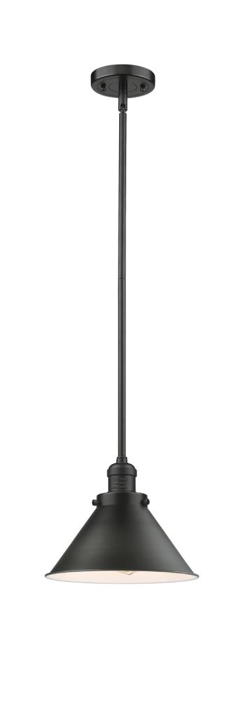 Briarcliff - 1 Light - 10 inch - Oil Rubbed Bronze - Stem Hung - Mini Pendant