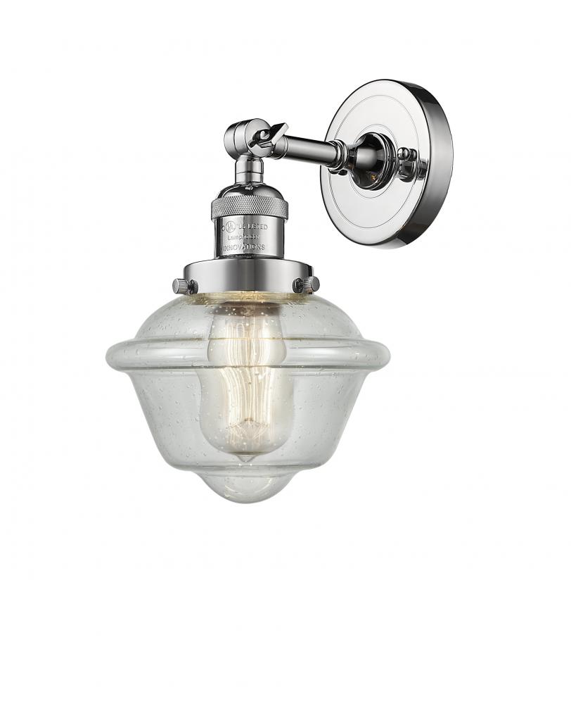 Oxford - 1 Light - 8 inch - Polished Chrome - Sconce