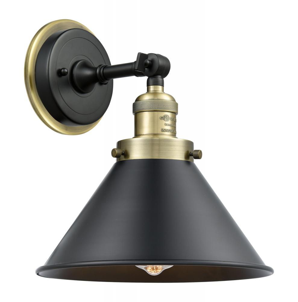 Briarcliff - 1 Light - 10 inch - Black Antique Brass - Sconce