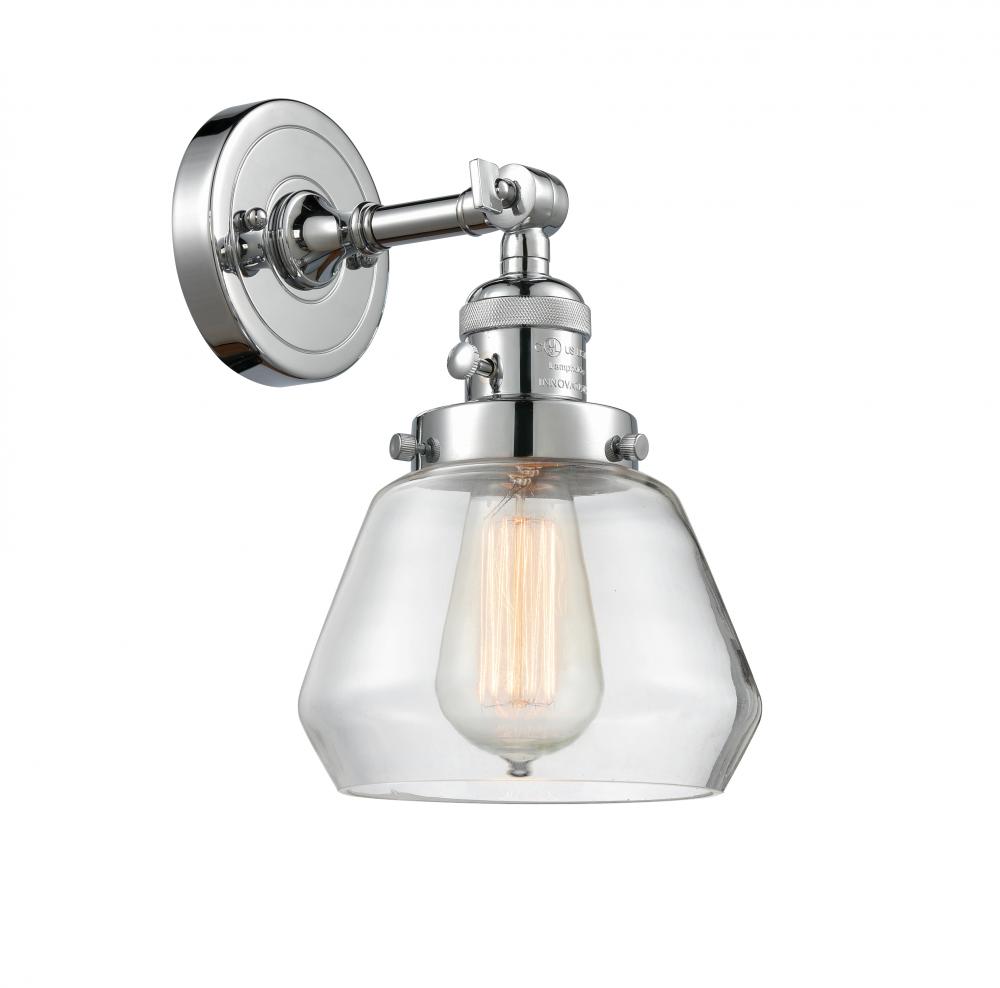 Fulton - 1 Light - 7 inch - Polished Chrome - Sconce