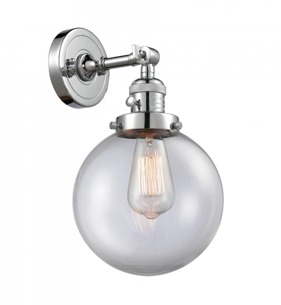 Beacon - 1 Light - 8 inch - Polished Chrome - Sconce