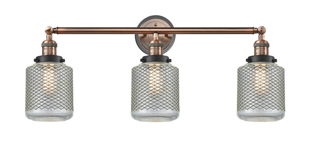 Stanton - 3 Light - 32 inch - Antique Copper - Bath Vanity Light