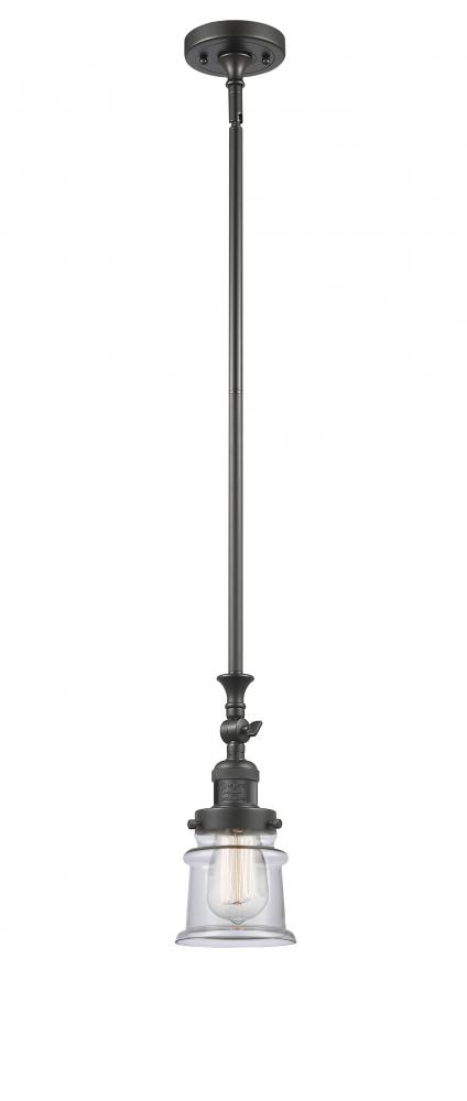 Canton - 1 Light - 5 inch - Oil Rubbed Bronze - Stem Hung - Mini Pendant