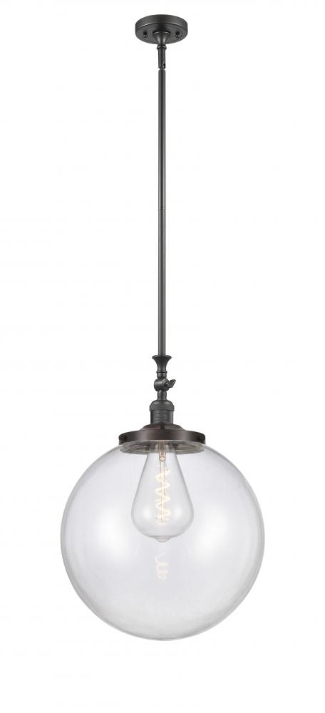 Beacon - 1 Light - 12 inch - Oil Rubbed Bronze - Stem Hung - Mini Pendant