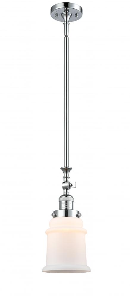 Canton - 1 Light - 6 inch - Polished Chrome - Stem Hung - Mini Pendant