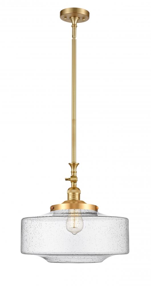 Bridgeton - 1 Light - 16 inch - Satin Gold - Stem Hung - Mini Pendant