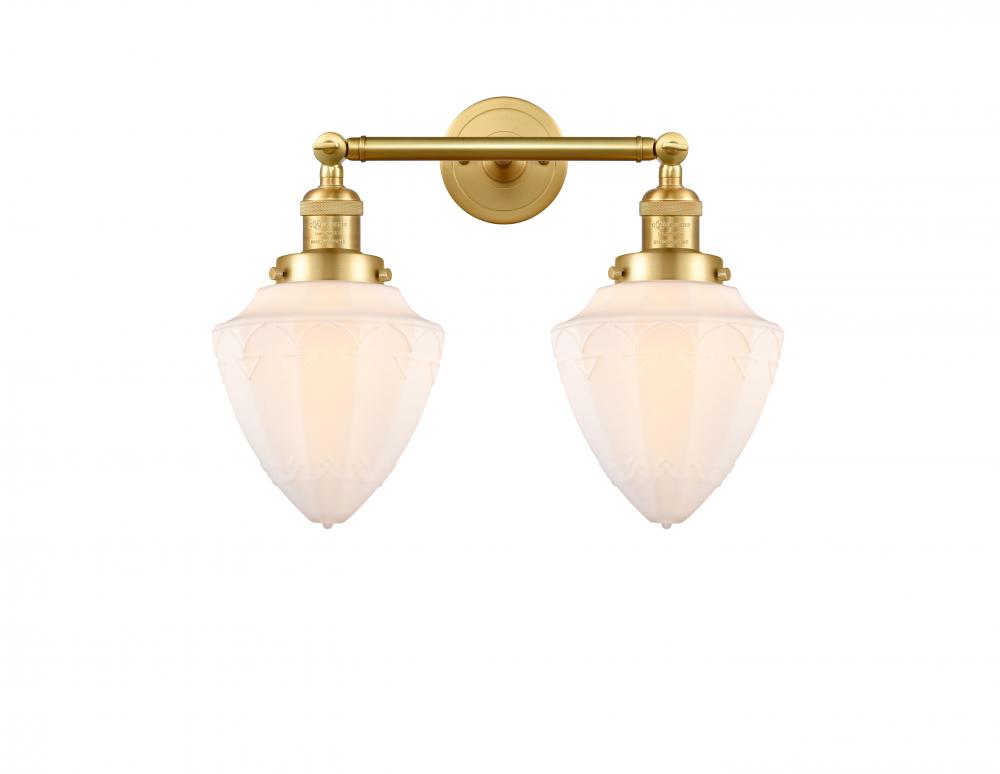 Bullet - 2 Light - 18 inch - Satin Gold - Bath Vanity Light