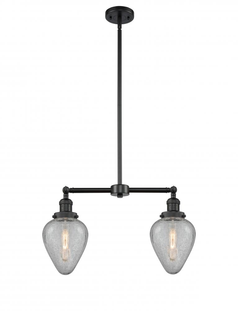 Geneseo - 2 Light - 21 inch - Matte Black - Stem Hung - Island Light